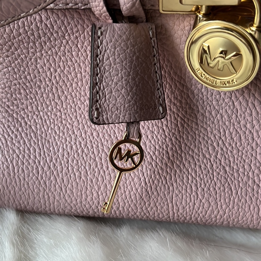 Michael Kors Hamilton Small Crossbody Woman's Travel Messenger Leather Bag Purse - Picture 11 of 15